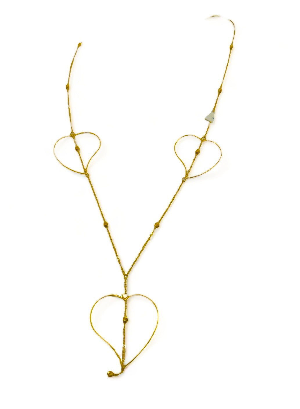 21k Heart designed necklace chain