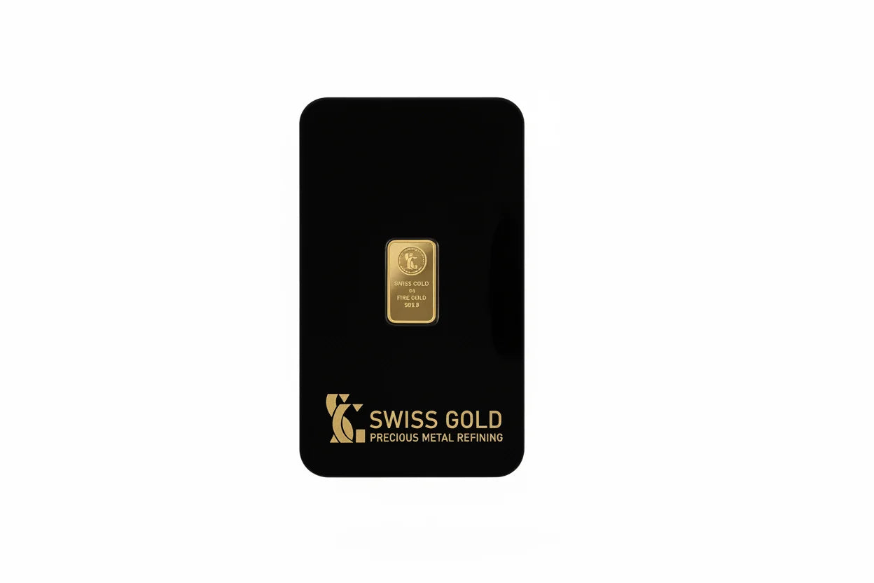 Swiss Gold 2.5g Gold Bar | 999.9 Fine Gold
