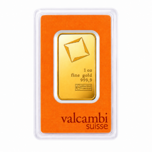 Valcambi Suisse 31.1g Gold Bar (1 Troy Oz)