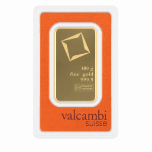 Valcambi Suisse 100g Gold Bar